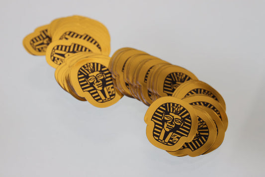 golden tutankhamun sticker